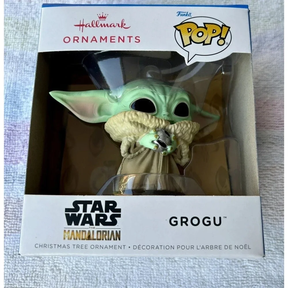 Funko POP Hallmark Star Wars The Mandalorian GROGU Christmas Tree Ornament (G6)